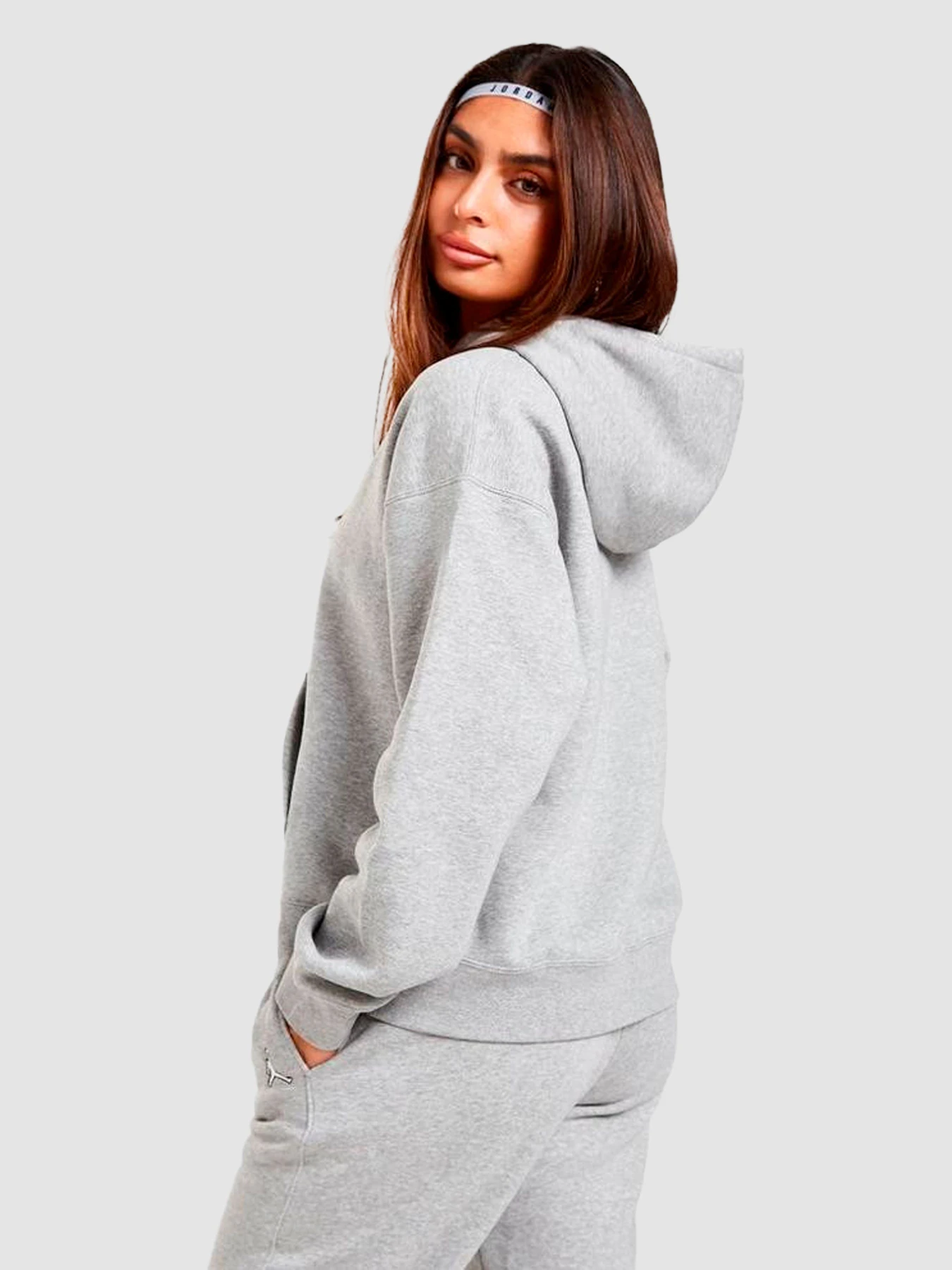 Худи и свитшоты Jordan Jumpman Fleece Hoodie модель DQ4458-063 Фото