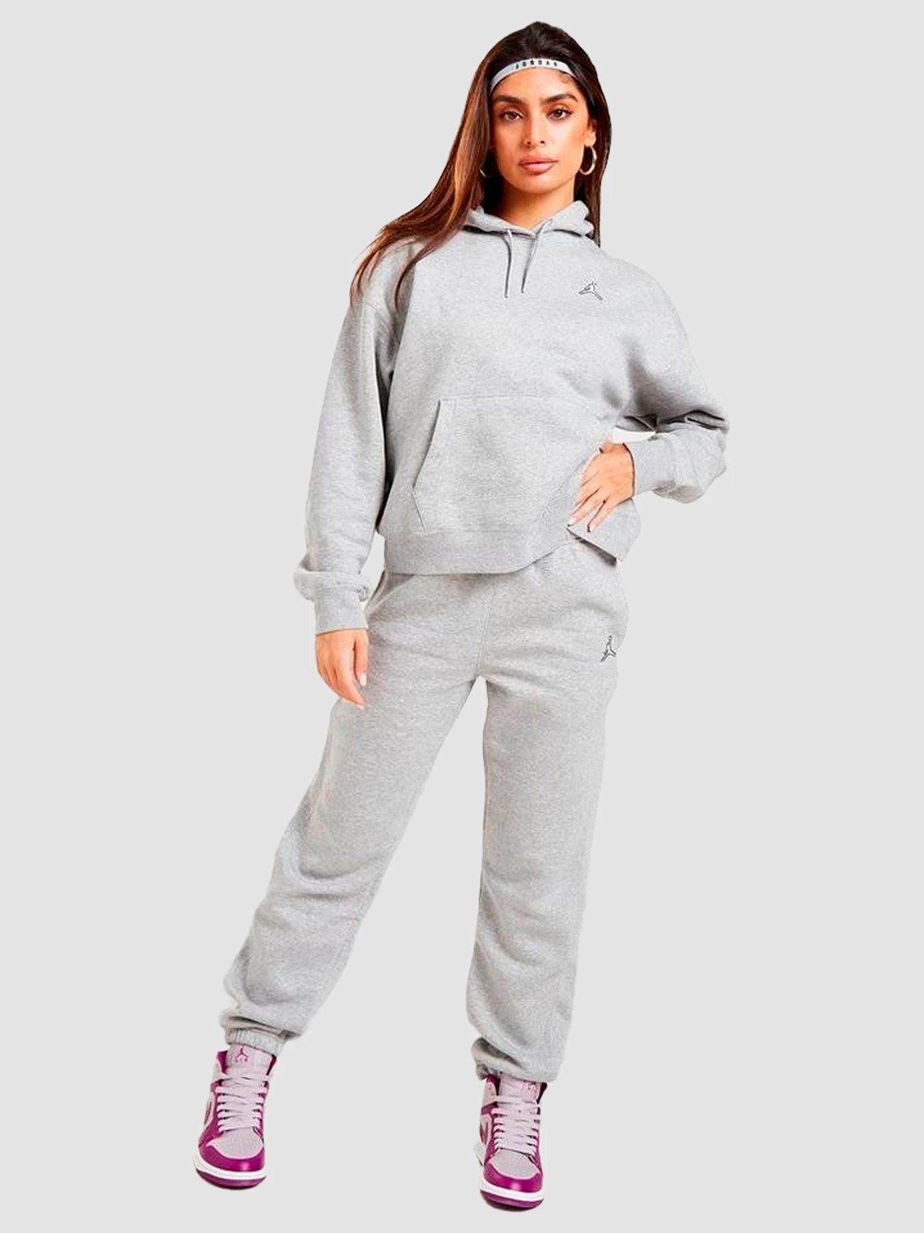 Худи и свитшоты Jordan Jumpman Fleece Hoodie модель DQ4458-063 Фото