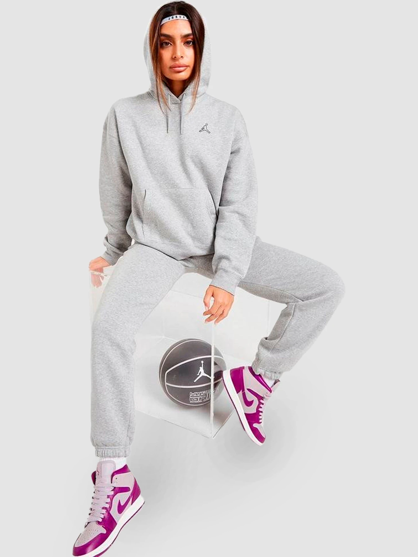 Худи и свитшоты Jordan Jumpman Fleece Hoodie модель DQ4458-063 Фото