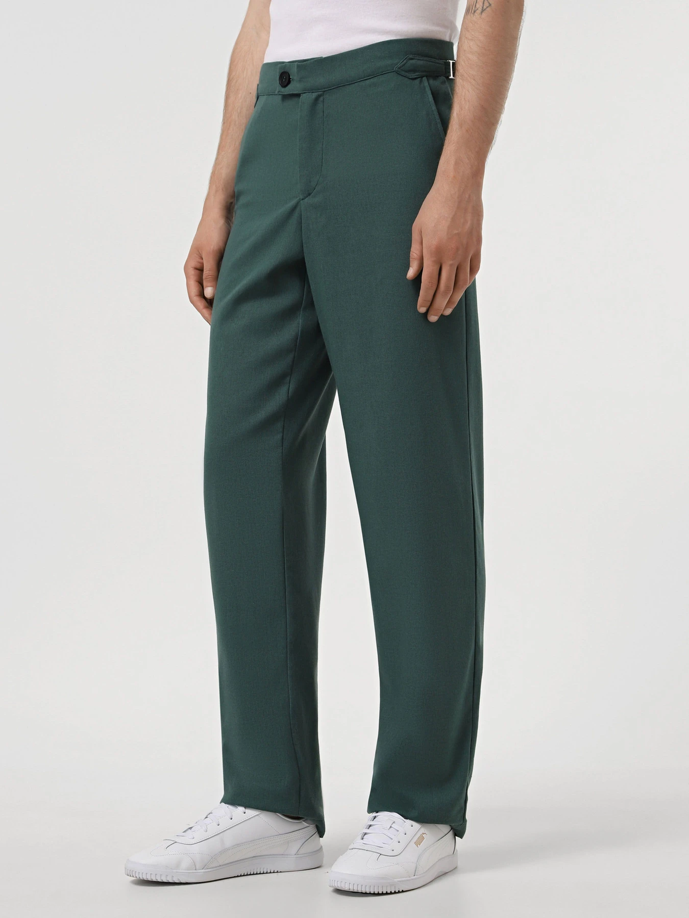 Штани IJ модель pantsi-linen-emerald Фото