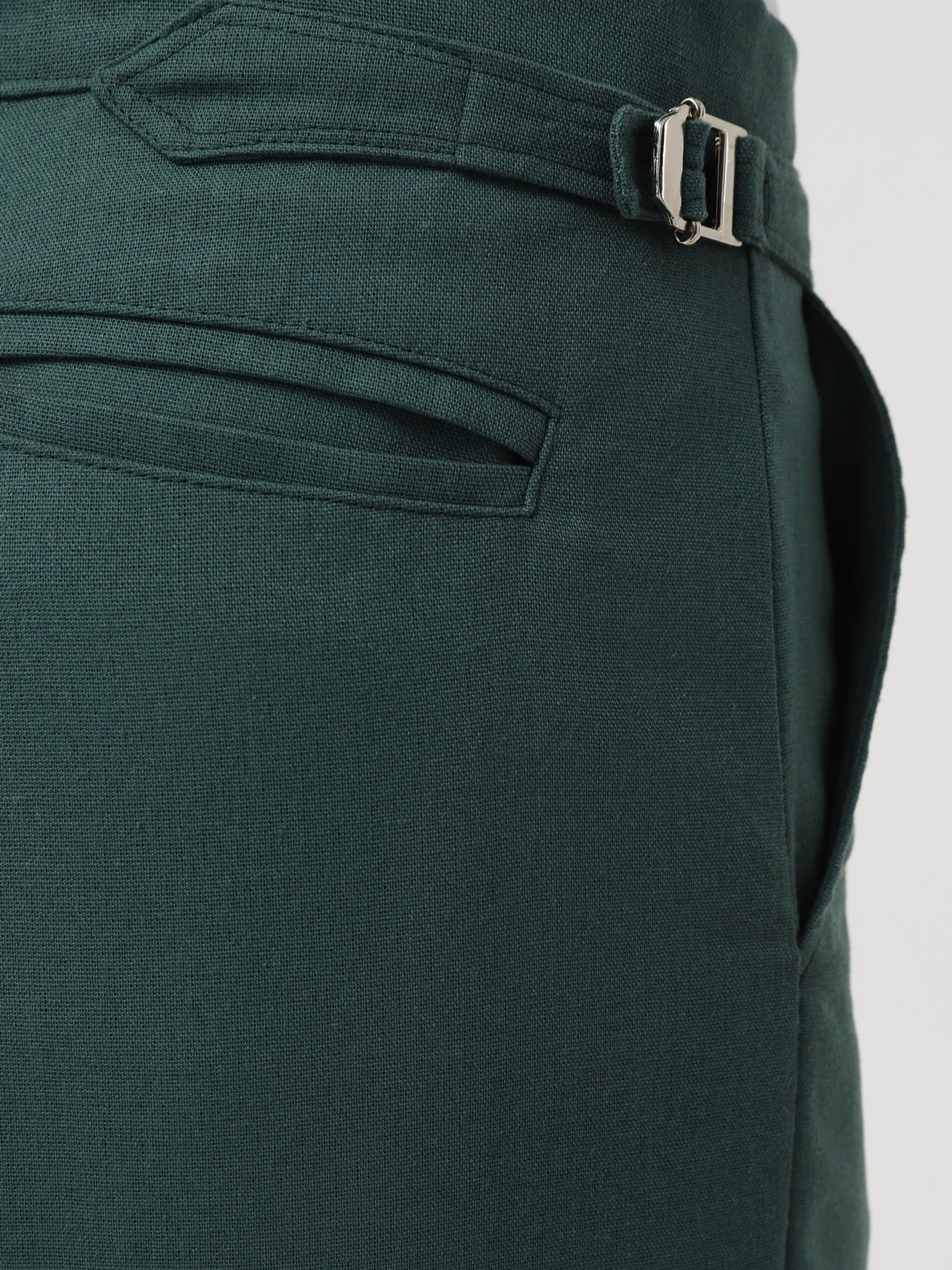 Штани IJ модель pantsi-linen-emerald Фото
