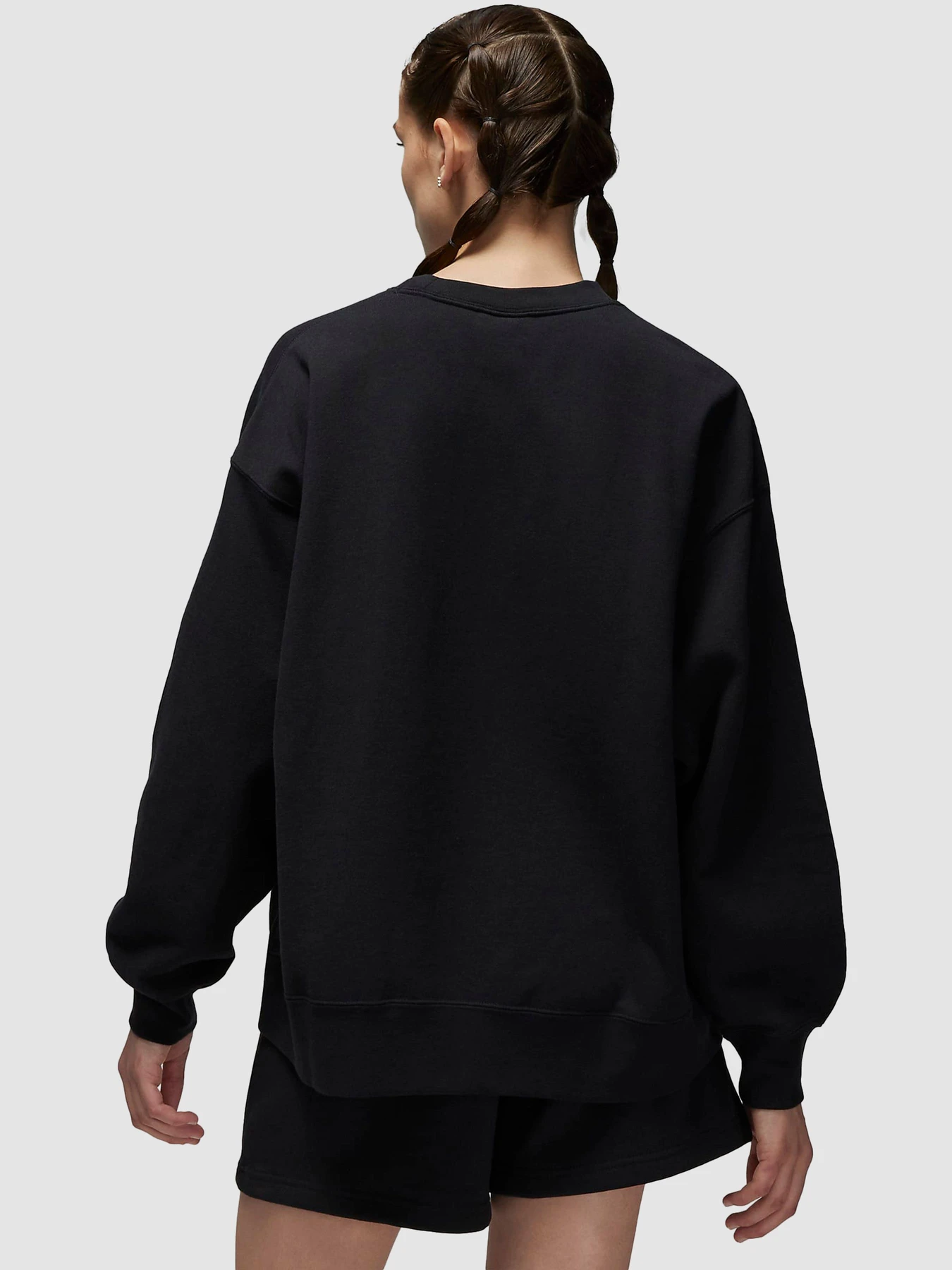 Худі та світшоти Jordan Flight Women's Fleece Crew модель DQ4599-010 Фото