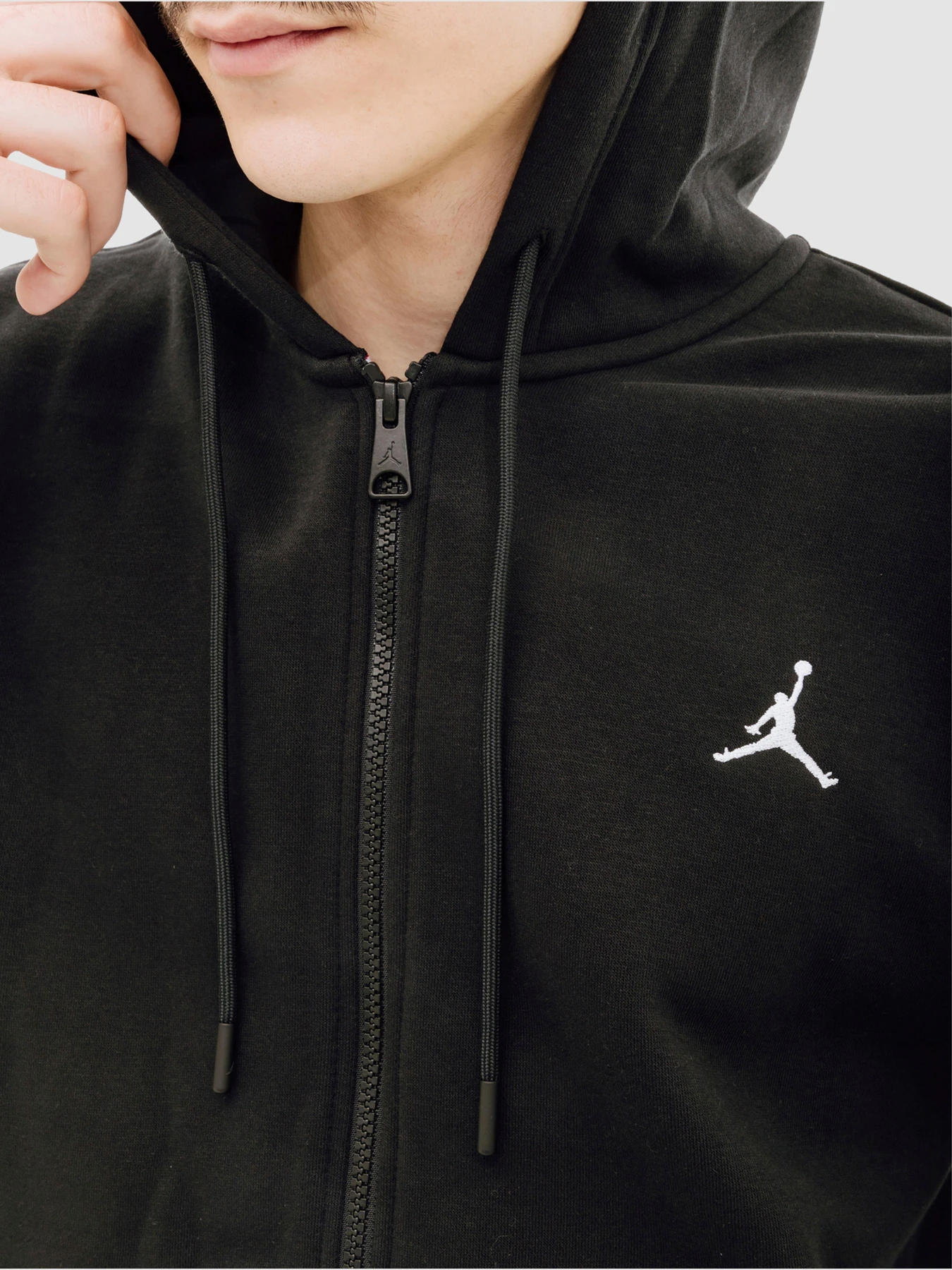 Худи и свитшоты Jordan Essentials Mens Full-Zip Fleece модель FJ7771-010 Худи и свитшоты Jordan Essentials Mens Full-Zip Fleece модель FJ7771-010 Фото