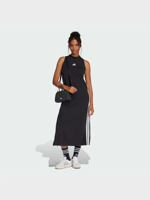 Бавовняна Жіноча Сукня міді adidas фото 3