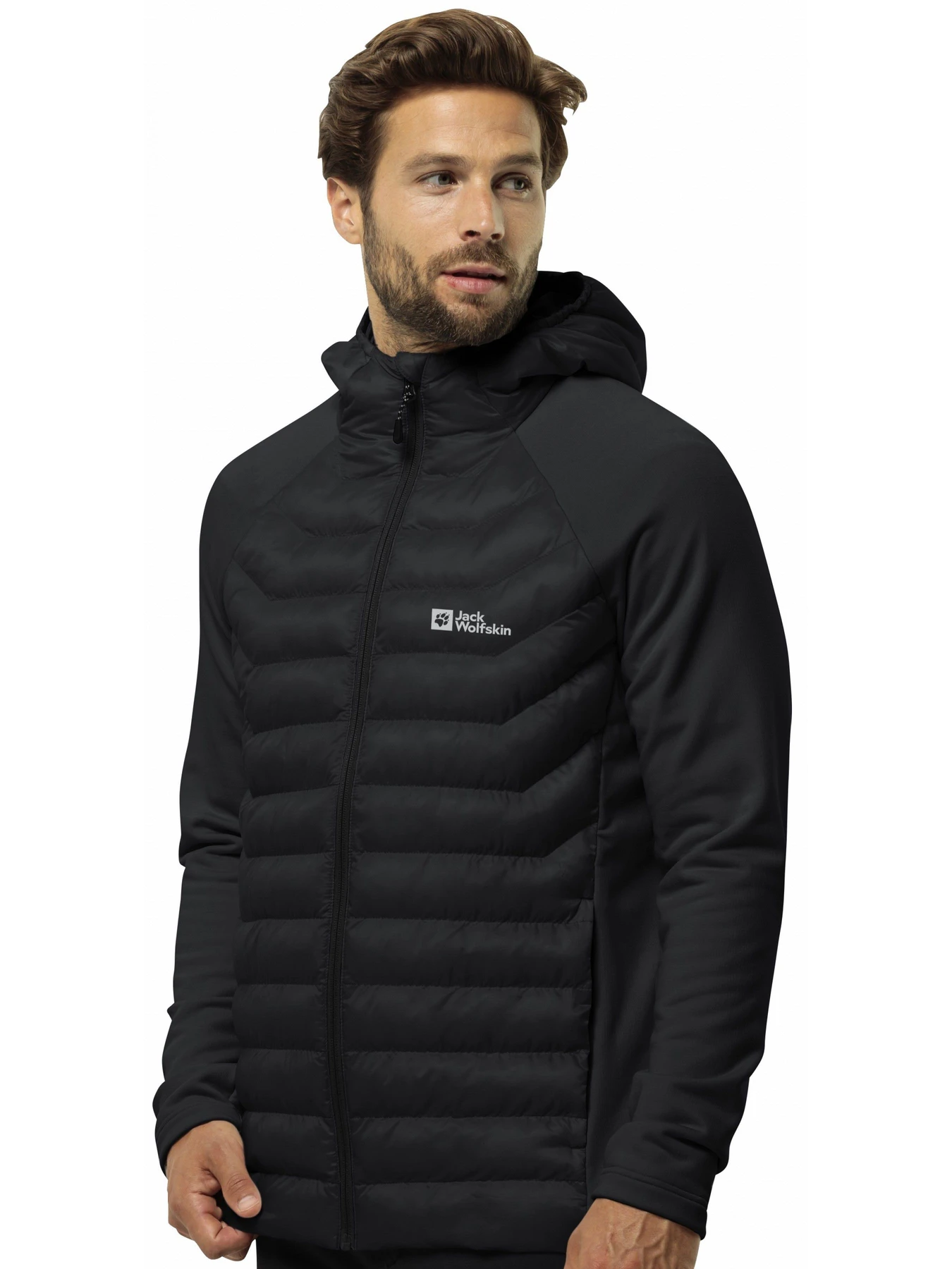 Худи и свитшоты Jack Wolfskin Routeburn pro hybrid m модель 1710512_6000 Худи и свитшоты Jack Wolfskin Routeburn pro hybrid m модель 1710512_6000 Фото