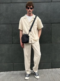 Штани IJ модель pantsi-linen-bez Фото