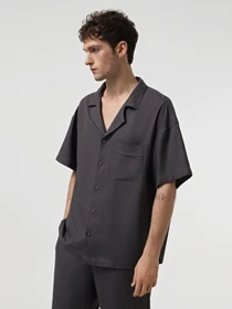 Сорочки IJ модель ij-sorochkaKR-linen-grafit-man Фото