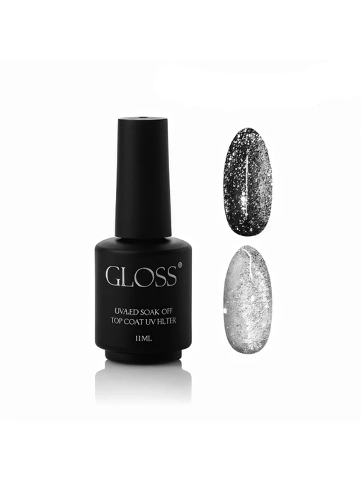 Топ для гель-лака GLOSS Cat eye flash top coat Cat eye GLOSS COMPANY модель 4823271411155 Фото