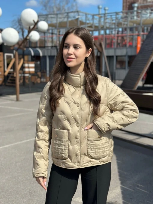 Куртки и дубленки VIVA WEAR модель 065-beige Фото