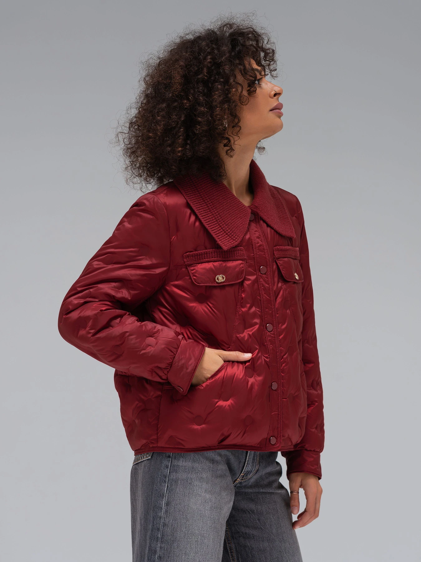 Куртки та дублянки VIVA WEAR модель 181-bordo Фото