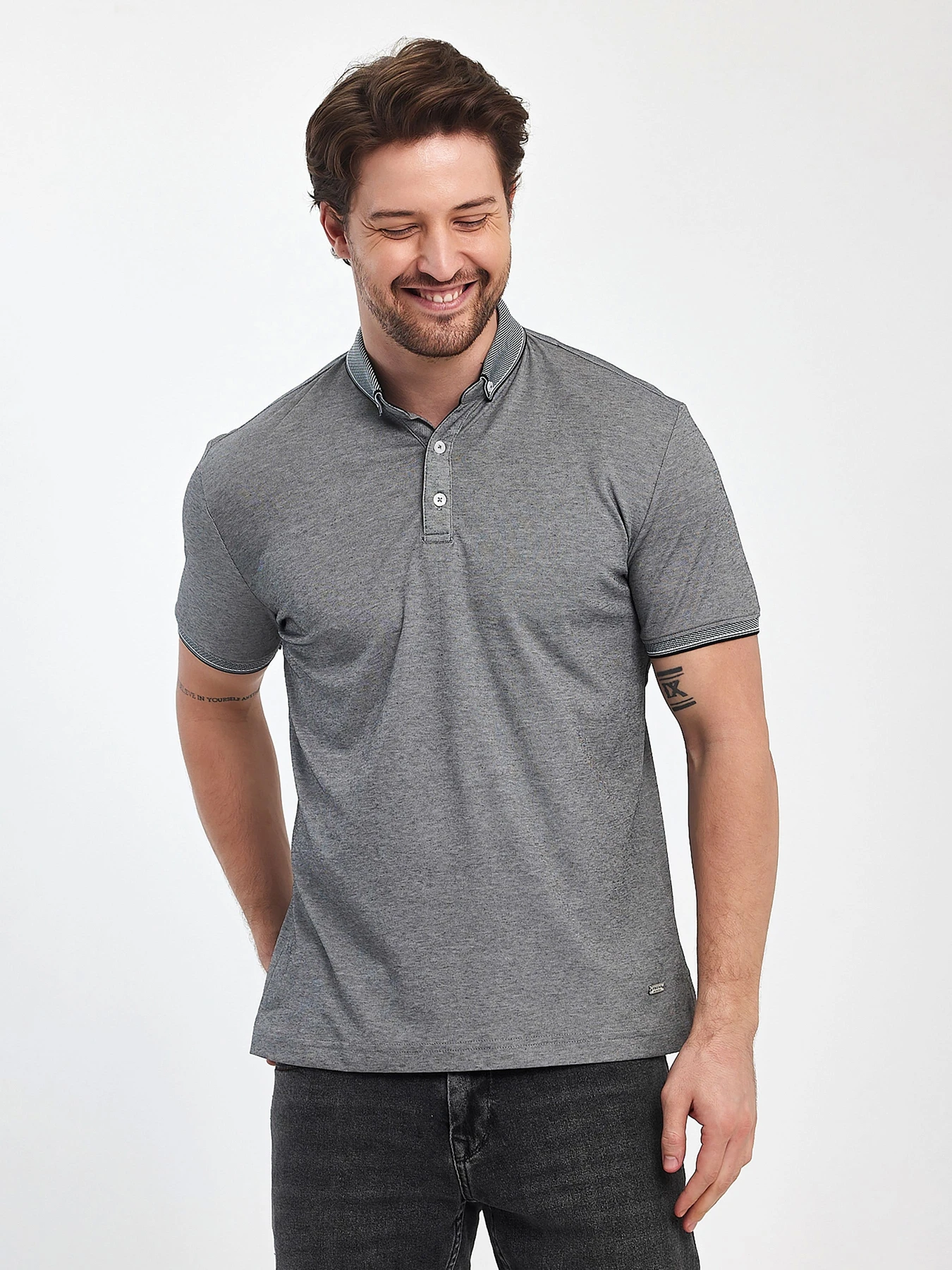 Футболки і поло Trend Collection модель TC12476GreyFTBLK Фото