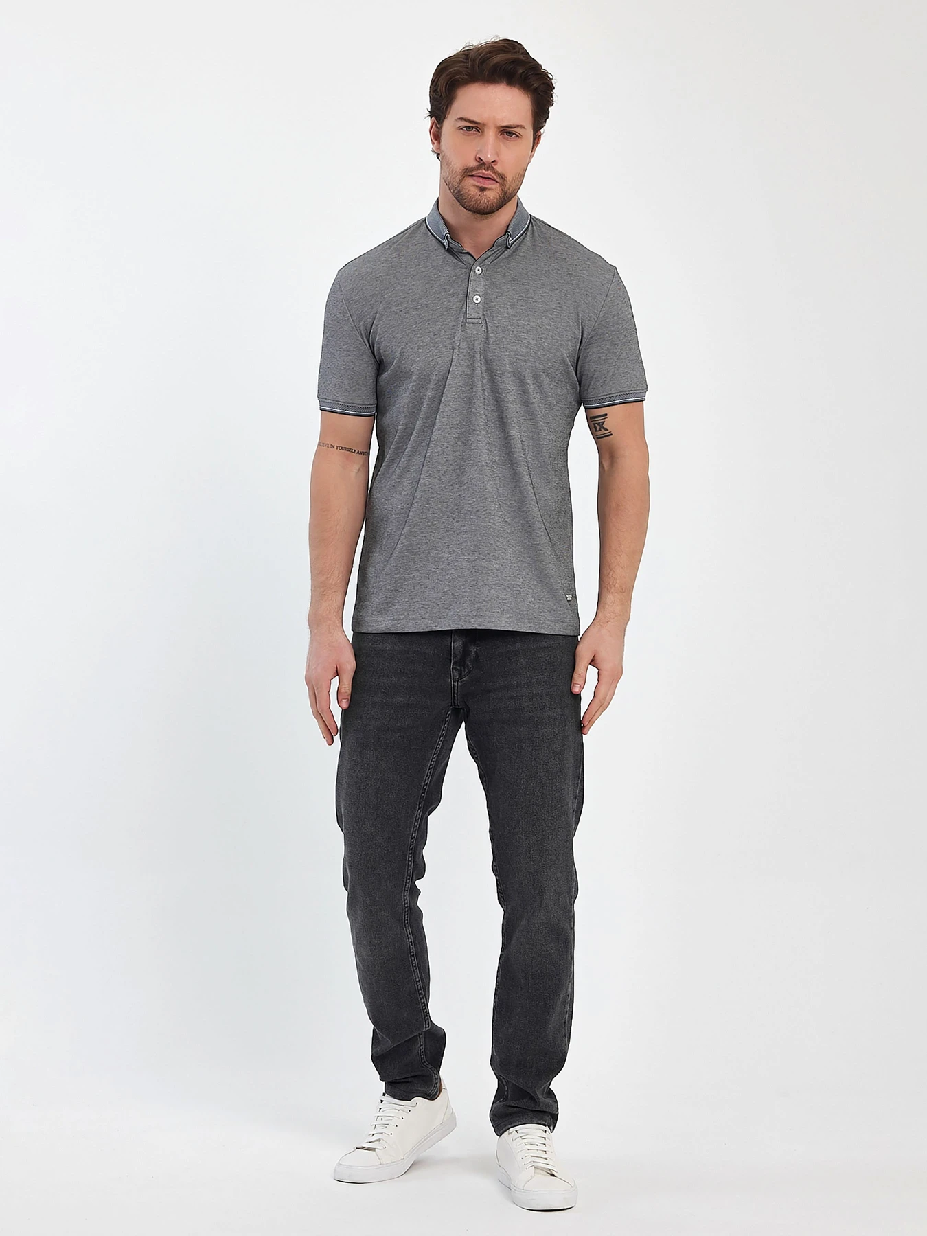Футболки і поло Trend Collection модель TC12476GreyFTBLK Фото