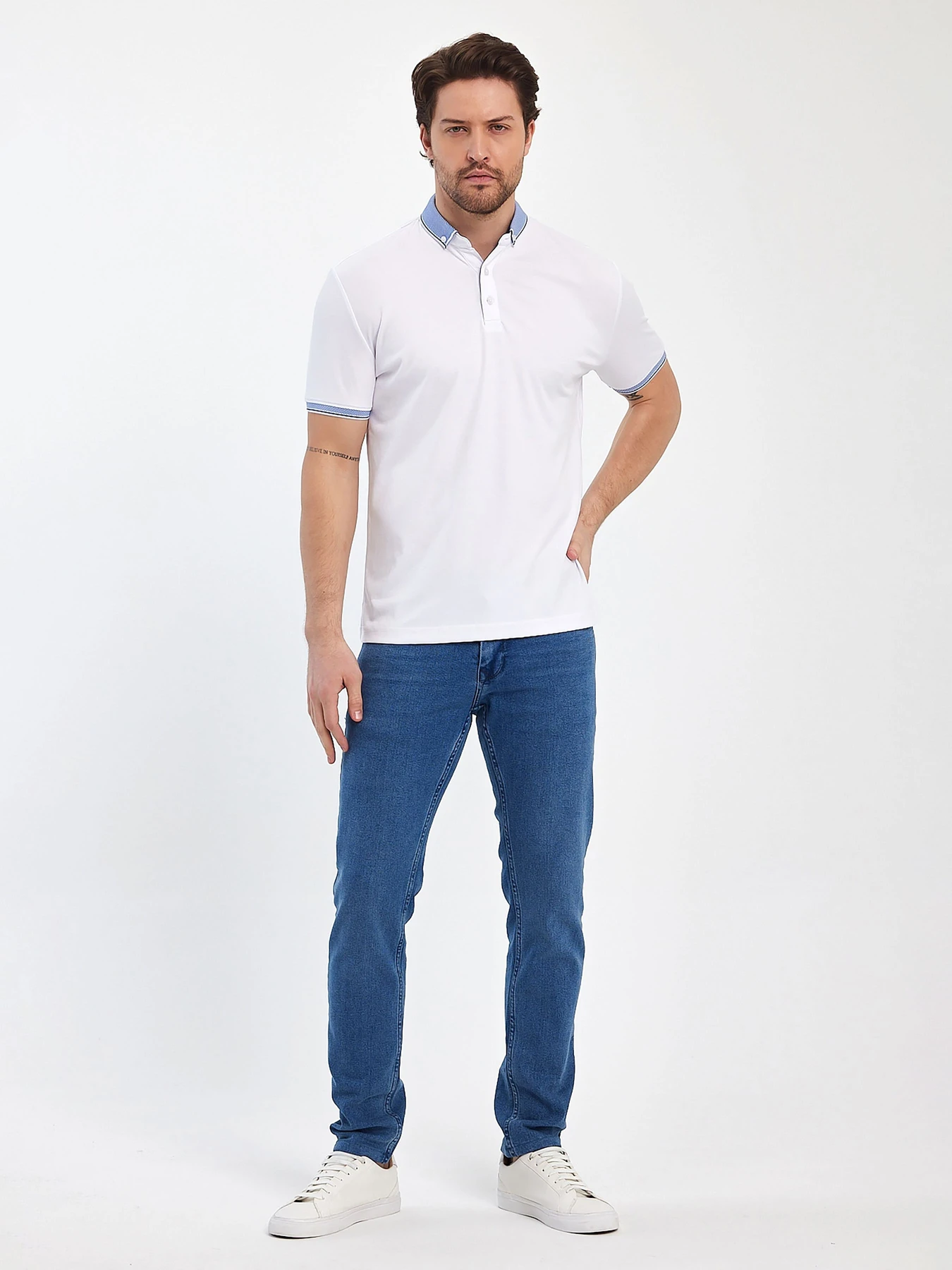 Футболки и поло Trend Collection модель TC12471WhiteFTBLK Фото