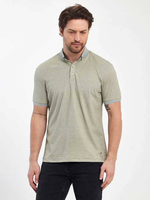 Футболки і поло Trend Collection модель TC12469OliveFTBLK Фото