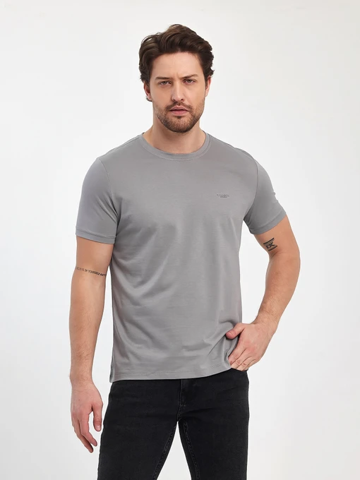 Футболки и поло Trend Collection модель TC12467LightGreyFTBLK Фото