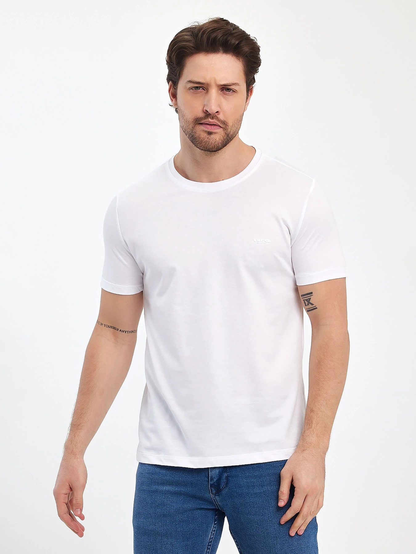 Футболки и поло Trend Collection модель TC12465WhiteFTBLK Фото