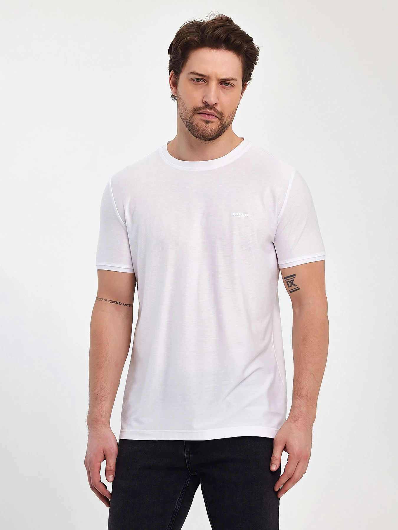 Футболки і поло Trend Collection модель TC12460WhiteFTBLK Фото