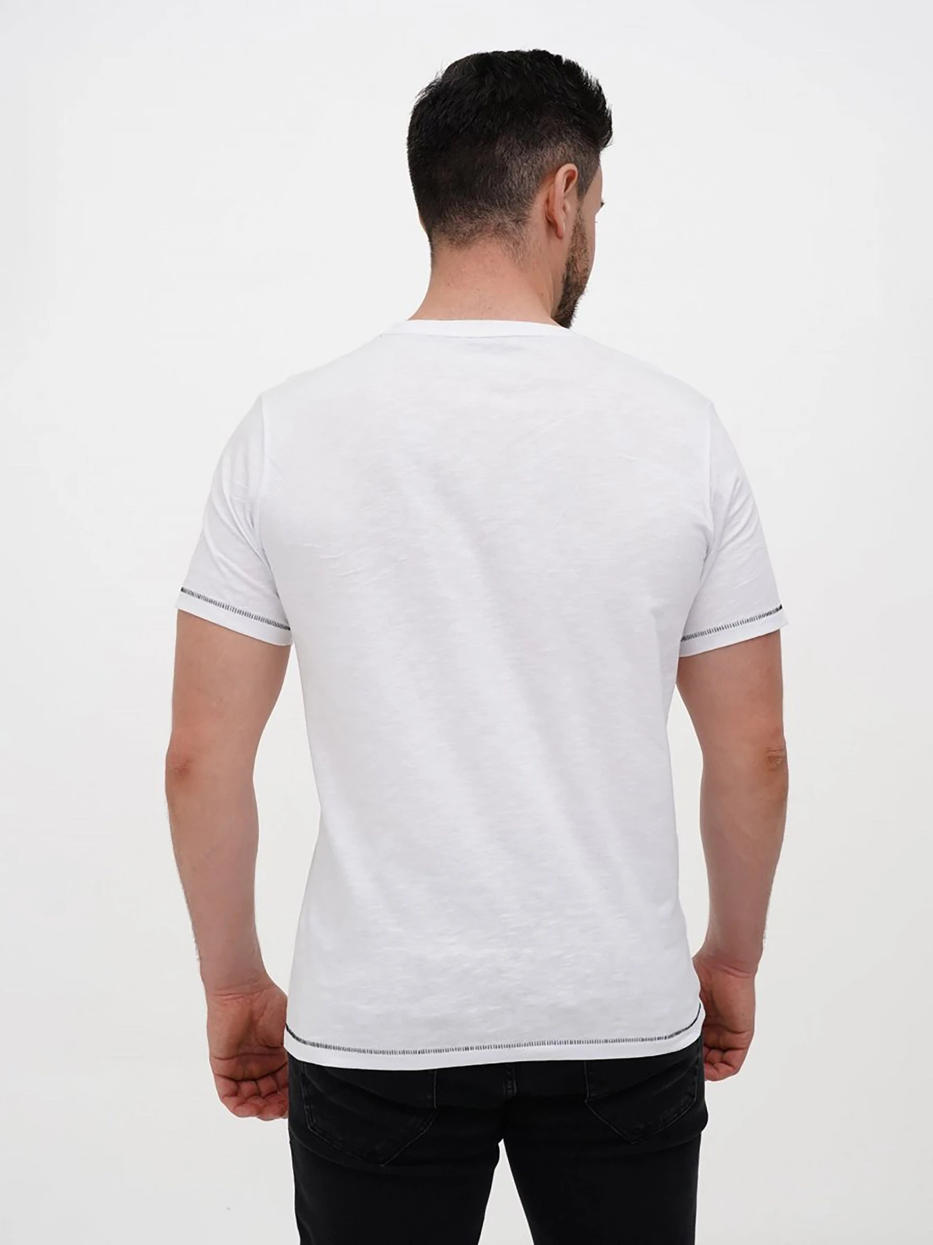 Футболки і поло Trend Collection модель TC12200WhiteFTBLK Фото