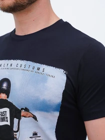 Футболки и поло Trend Collection модель TC12187DarkBlueFTBLK Фото