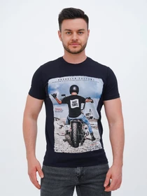 Футболки и поло Trend Collection модель TC12187DarkBlueFTBLK Фото