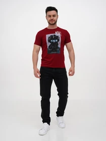 Футболки и поло Trend Collection модель TC12186RedFTBLK Фото