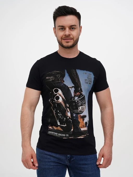 Футболки и поло Trend Collection модель TC12184DarkBlueFTBLK Фото