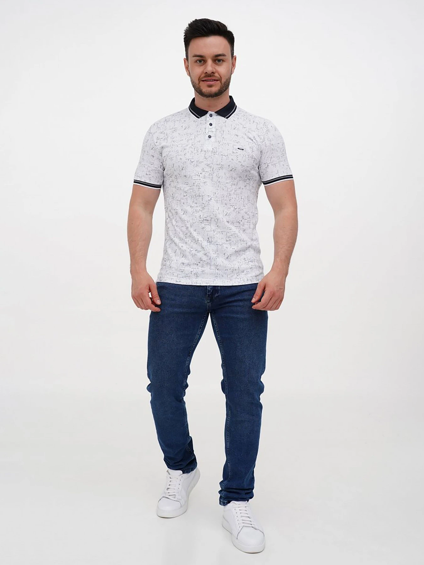 Футболки и поло Trend Collection модель TC12133WhiteFTBLK Фото