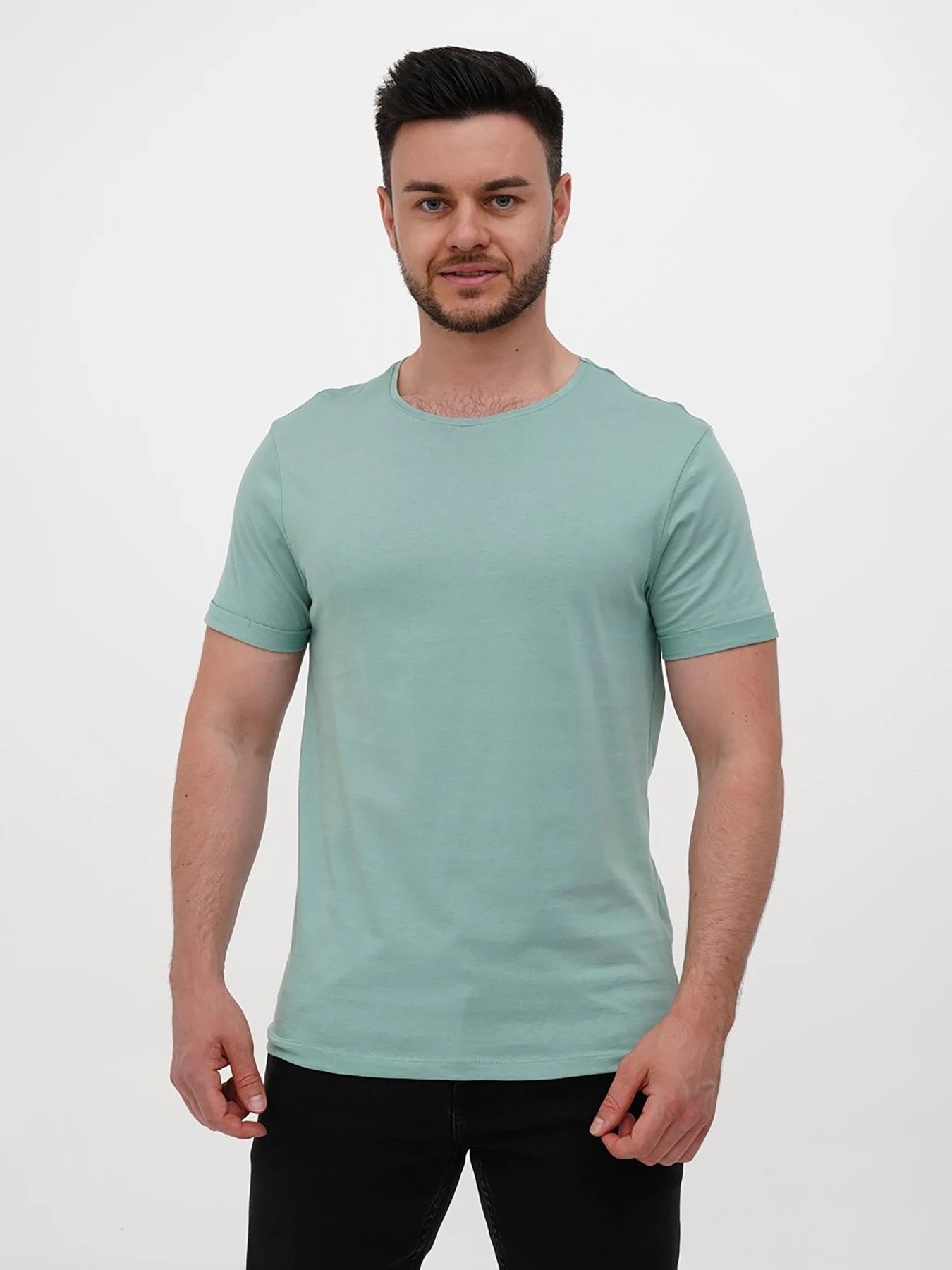 Футболки і поло Trend Collection модель TC12110LightGreenFTBLK Фото