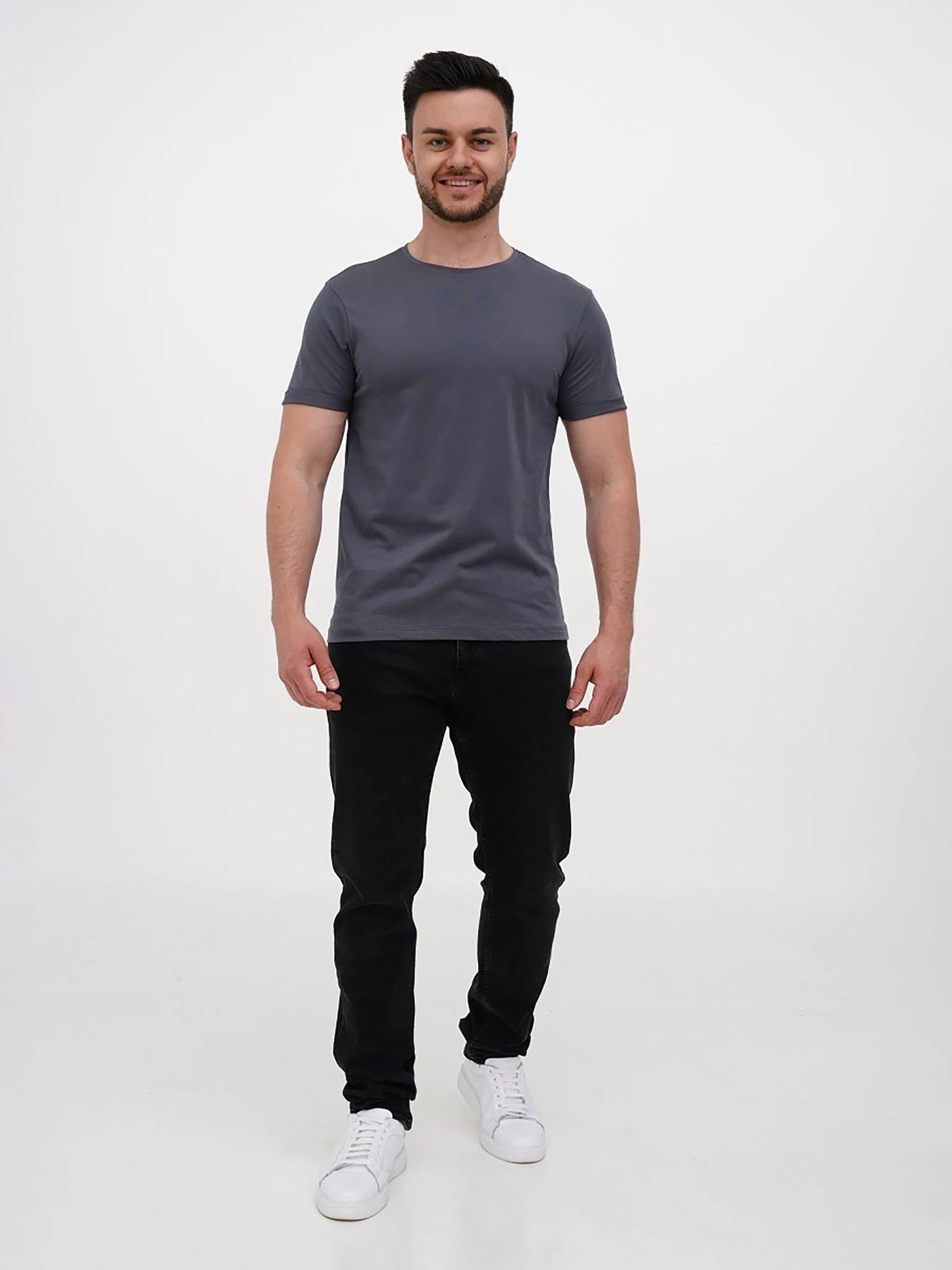 Футболки и поло Trend Collection модель TC12107GreyFTBLK Фото
