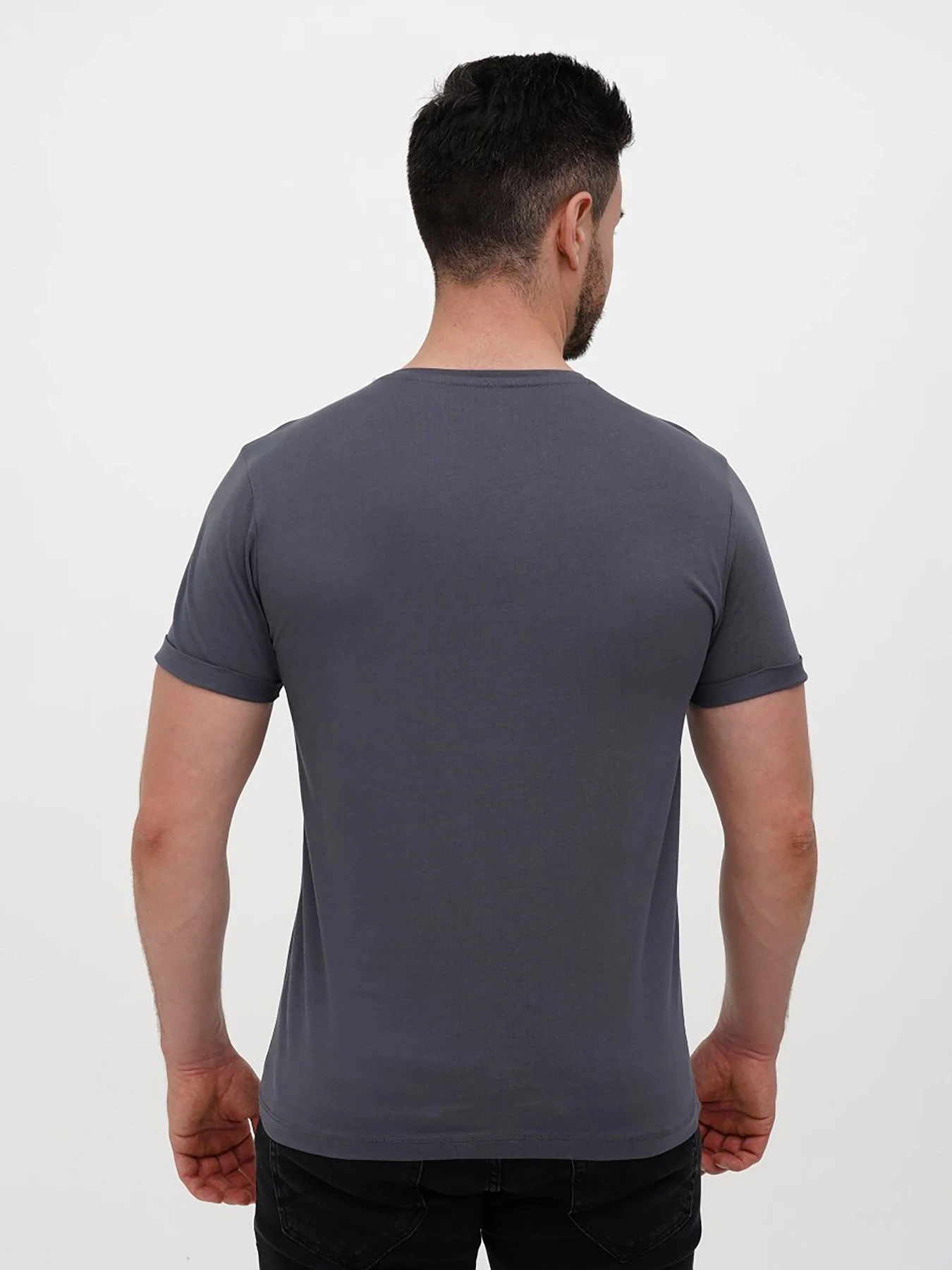 Футболки и поло Trend Collection модель TC12107GreyFTBLK Фото