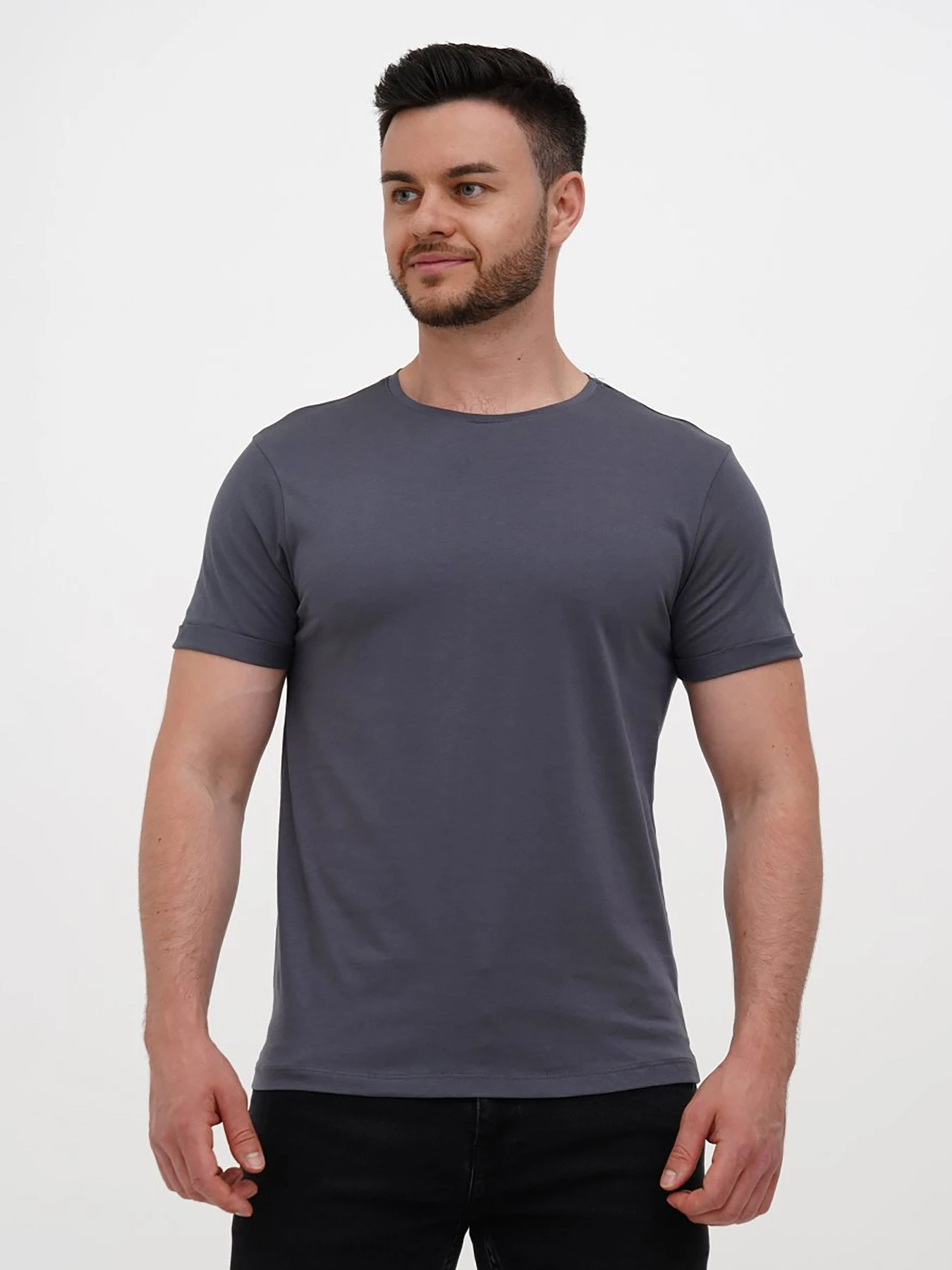 Футболки и поло Trend Collection модель TC12107GreyFTBLK Фото