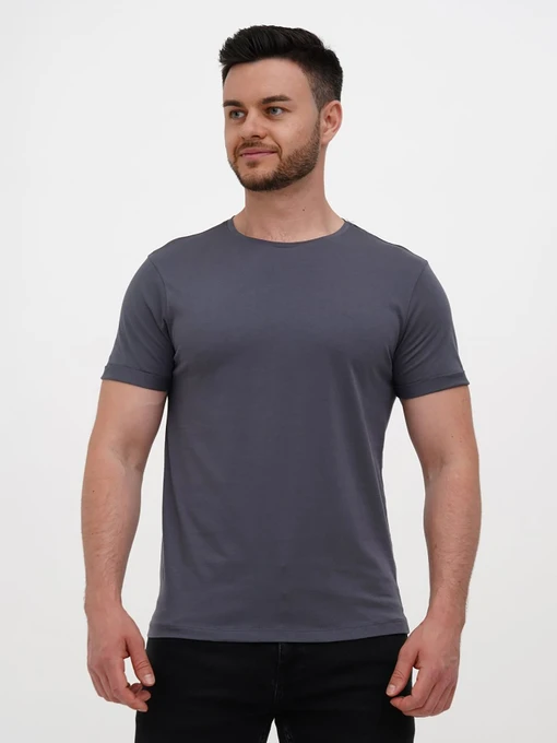 Футболки і поло Trend Collection модель TC12107GreyFTBLK Фото
