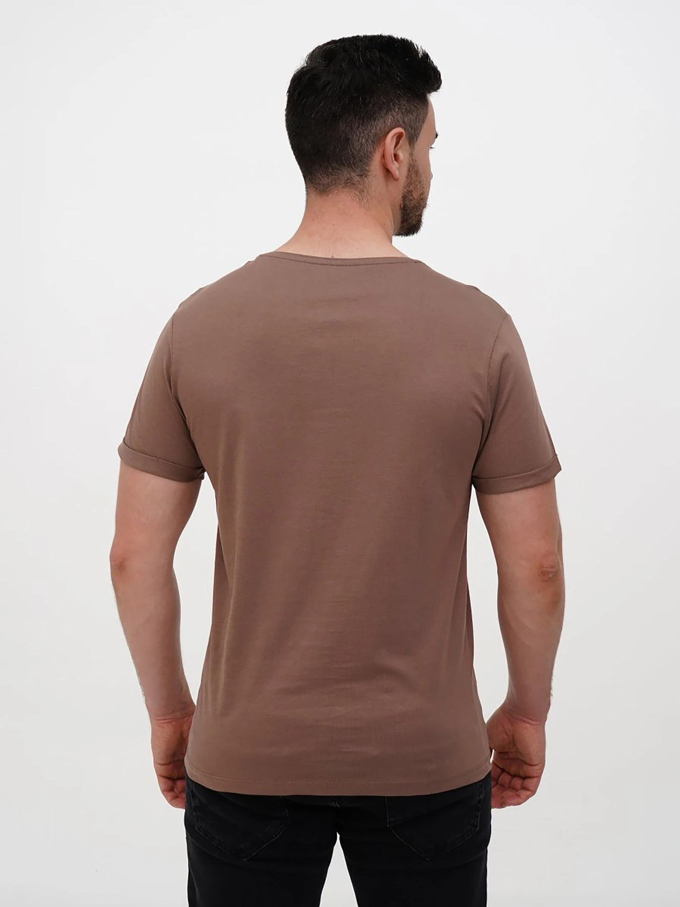Футболки і поло Trend Collection модель TC12104BrownFTBLK Фото