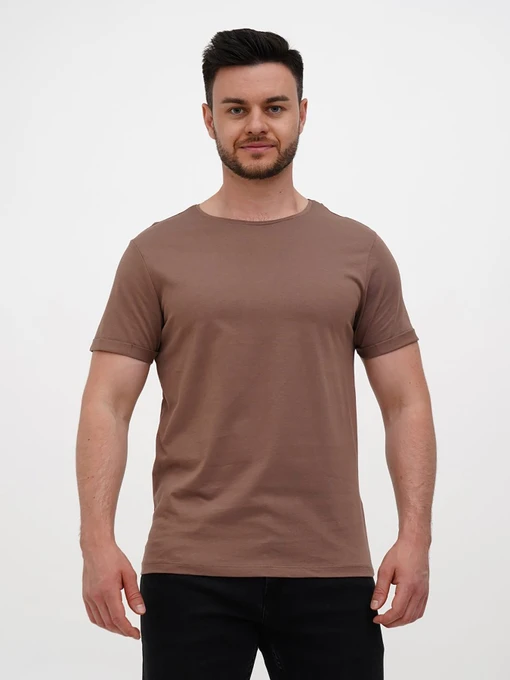 Футболки і поло Trend Collection модель TC12104BrownFTBLK Фото