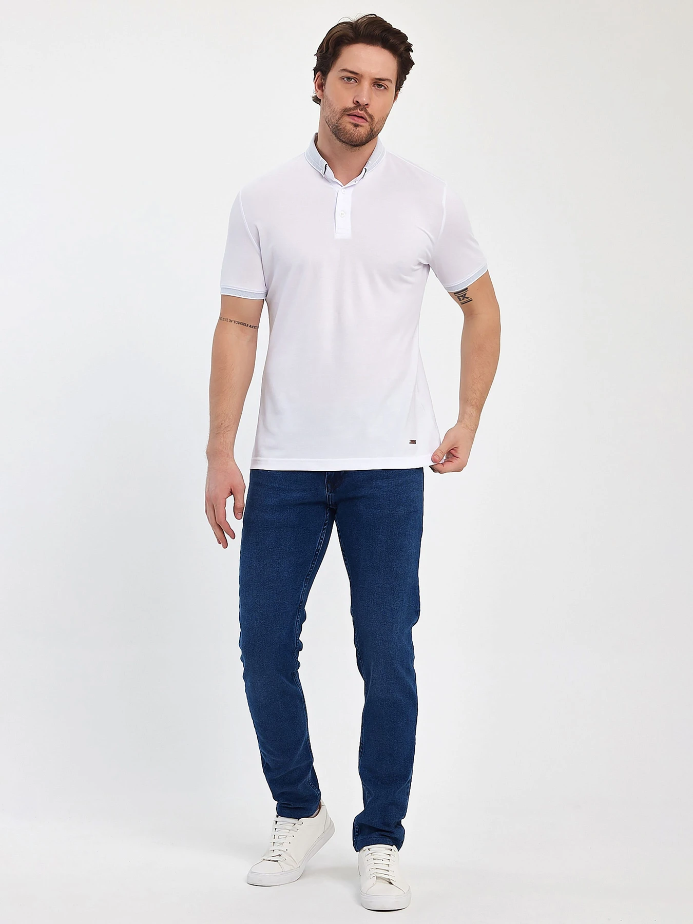 Футболки і поло Trend Collection модель TC11445WhiteFTBLK Фото