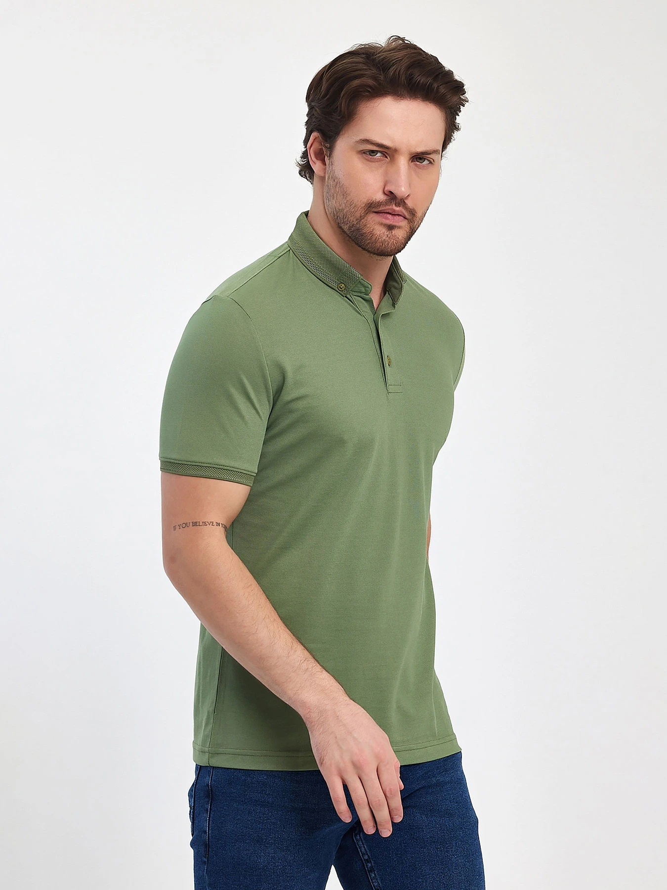 Футболки и поло Trend Collection модель TC11435OliveFTBLK Фото