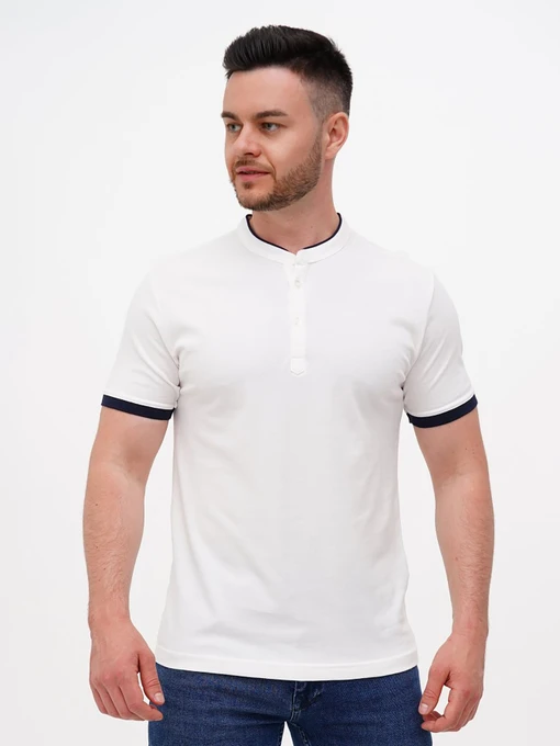 Футболки и поло Trend Collection модель TC11419WhiteFTBLK Фото