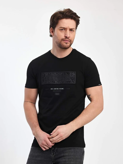 Футболки и поло Trend Collection модель TC11383BlackFTBLK Фото
