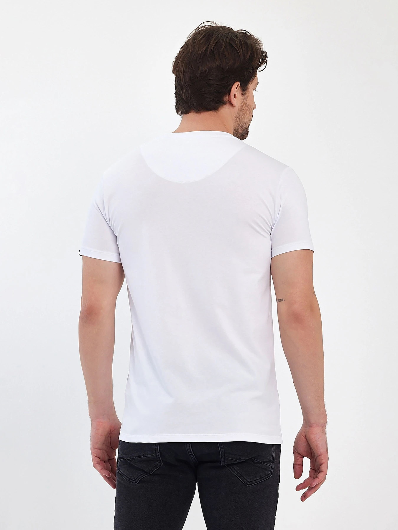 Футболки и поло Trend Collection модель TC11382WhiteFTBLK Фото