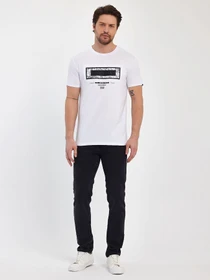 Футболки и поло Trend Collection модель TC11382WhiteFTBLK Фото
