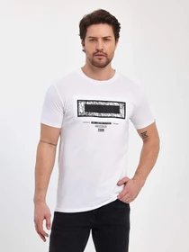 Футболки и поло Trend Collection модель TC11382WhiteFTBLK Фото