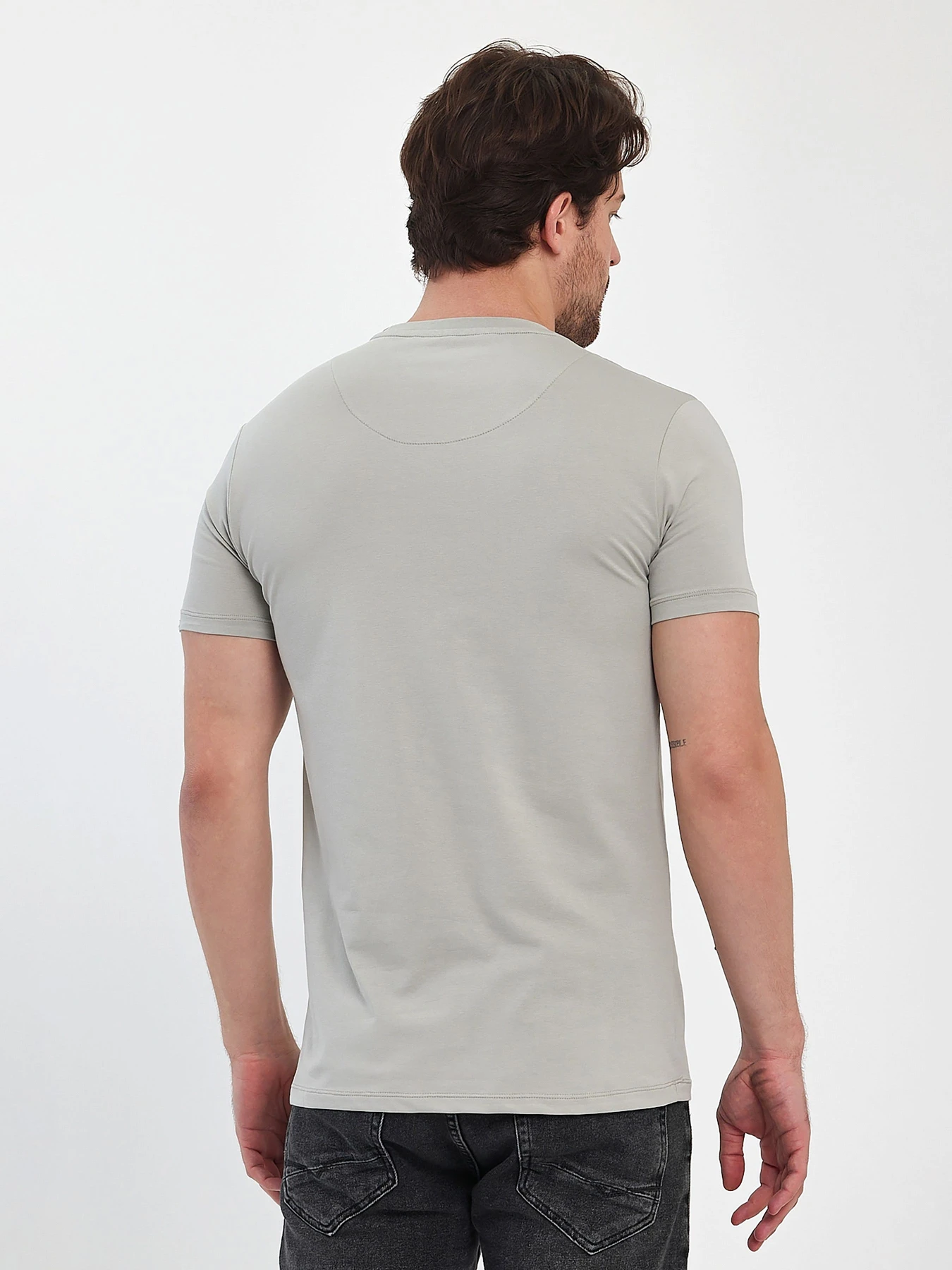 Футболки и поло Trend Collection модель TC11380LightGreyFTBLK Фото