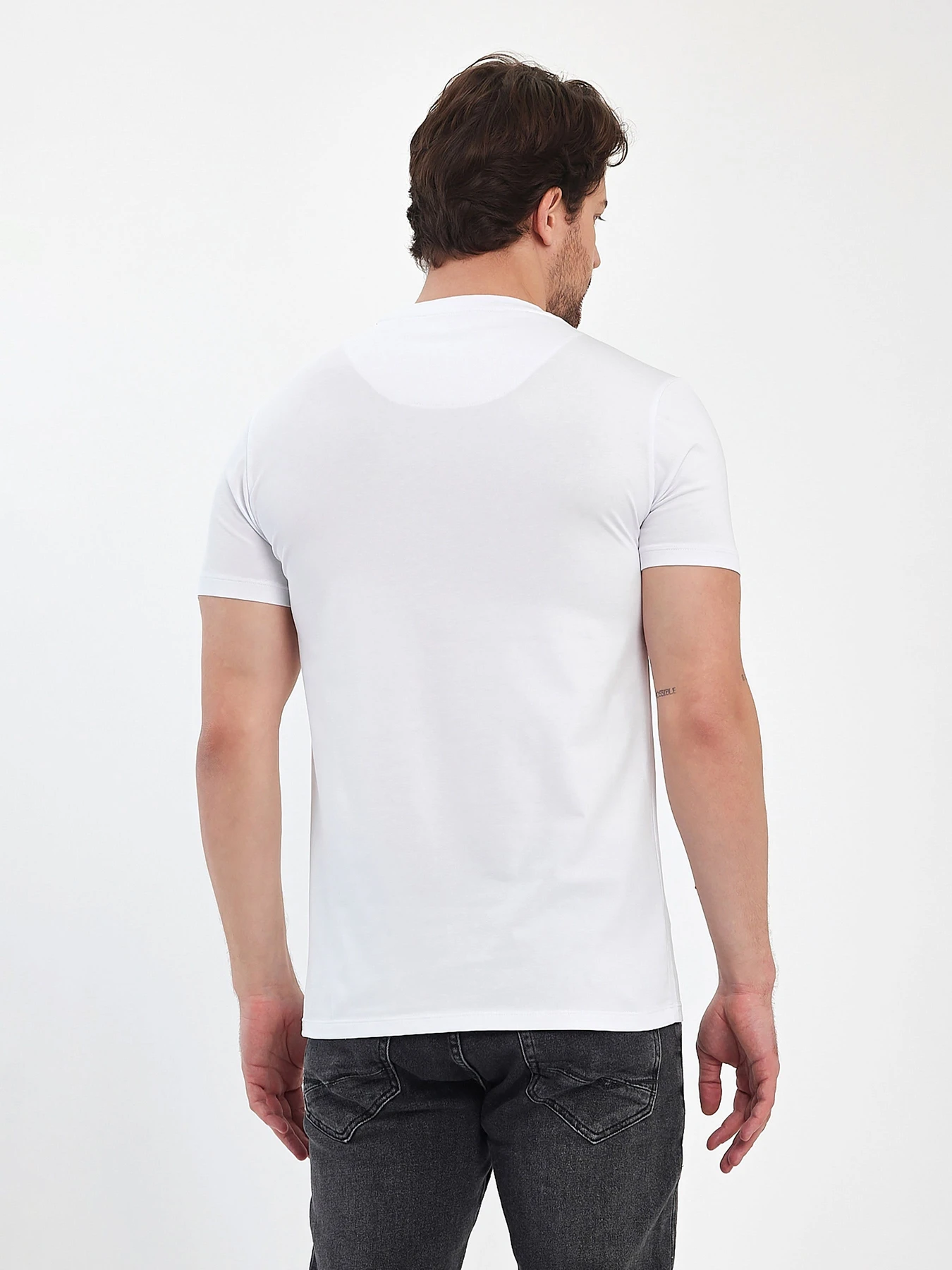 Футболки и поло Trend Collection модель TC11378WhiteFTBLK Фото