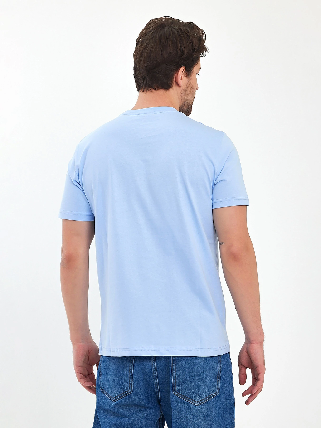 Футболки и поло Trend Collection модель TC11288BlueLightFTBLK Фото