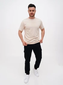 Футболки и поло Trend Collection модель TC11272BeigeFTBLK Фото