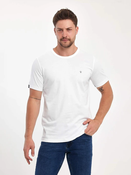 Футболки і поло Trend Collection модель TC11260WhiteFTBLK Фото
