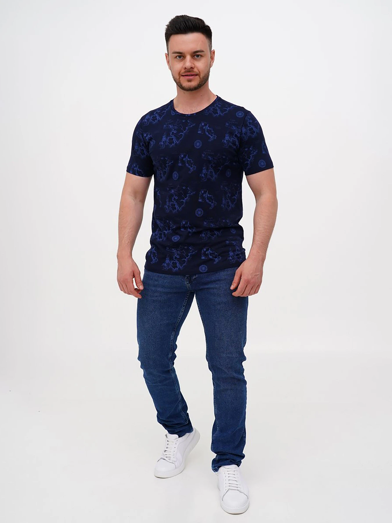 Футболки і поло Trend Collection модель TC11239DarkBlueFTBLK Фото