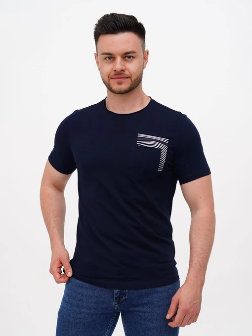 Футболки і поло Trend Collection модель TC11225DarkBlueFTBLK Фото