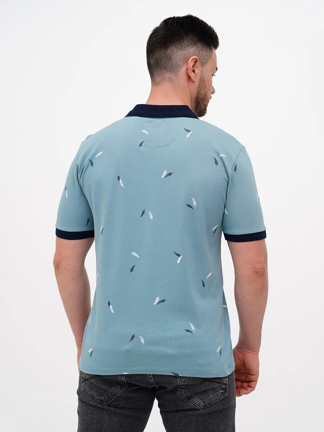 Футболки и поло Trend Collection модель TC11223TurquoiseFTBLK Фото