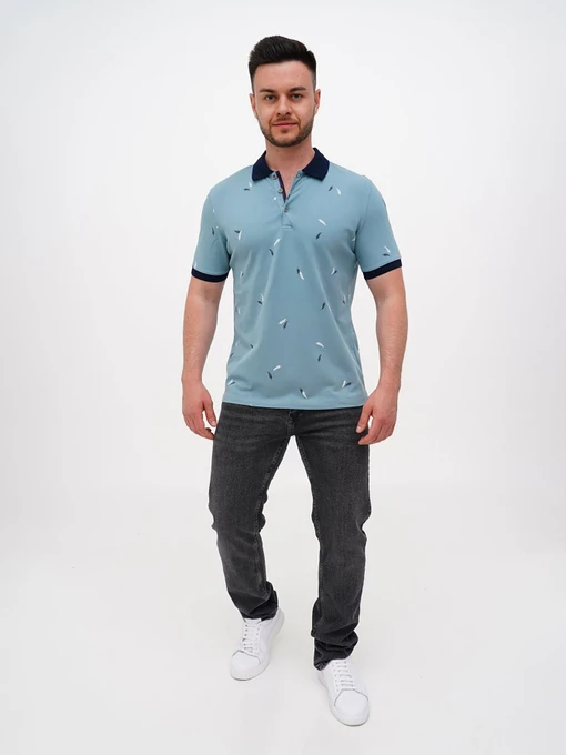 Футболки и поло Trend Collection модель TC11223TurquoiseFTBLK Фото